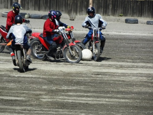 Мотобол с участием оршанцев