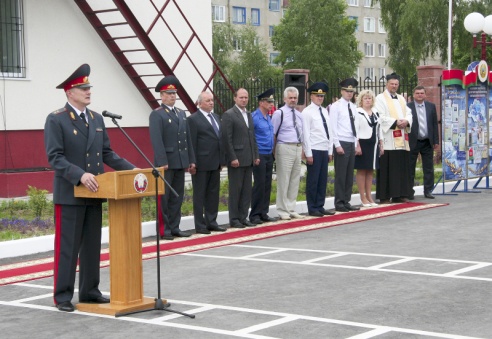 Наваселле ў аддзяленні Дэпартамента аховы (+фота)