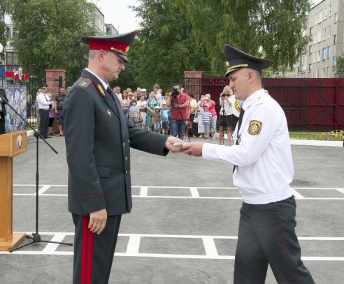 Наваселле ў аддзяленні Дэпартамента аховы (+фота)