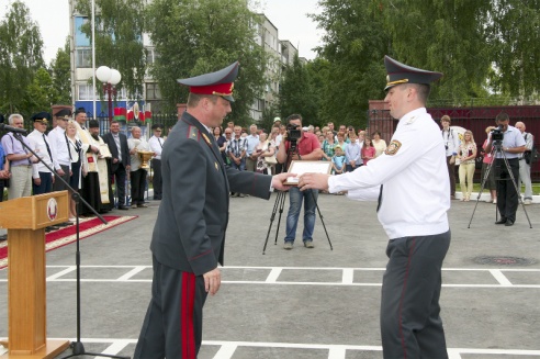 Наваселле ў аддзяленні Дэпартамента аховы (+фота)