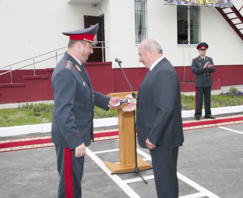 Наваселле ў аддзяленні Дэпартамента аховы (+фота)