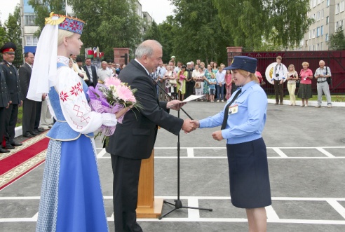 Наваселле ў аддзяленні Дэпартамента аховы (+фота)