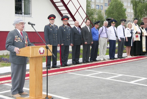 Наваселле ў аддзяленні Дэпартамента аховы (+фота)