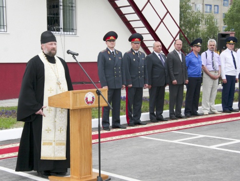 Наваселле ў аддзяленні Дэпартамента аховы (+фота)