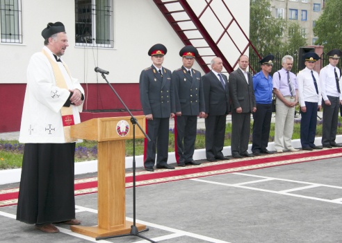 Наваселле ў аддзяленні Дэпартамента аховы (+фота)