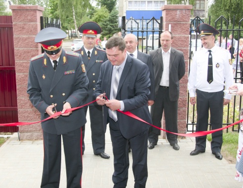 Наваселле ў аддзяленні Дэпартамента аховы (+фота)