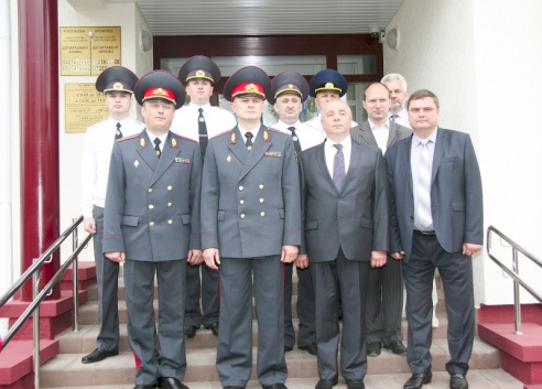 Наваселле ў аддзяленні Дэпартамента аховы (+фота)