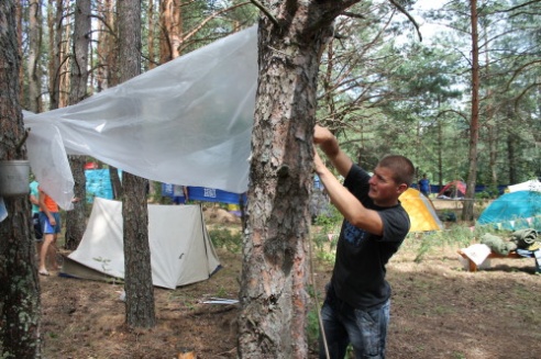 Первый день Костюковичского районного туристического слета позади (+ фото)