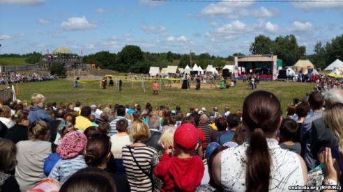 "Смаленск – гэта Беларусь", – рыцар з Расіі на Мсціслаўскім фэсце