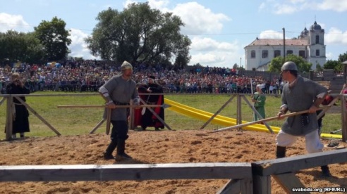 "Смаленск – гэта Беларусь", – рыцар з Расіі на Мсціслаўскім фэсце