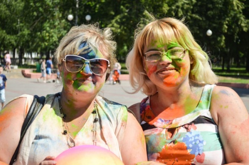 Фестиваль красок Colorfest прошел в Жодино