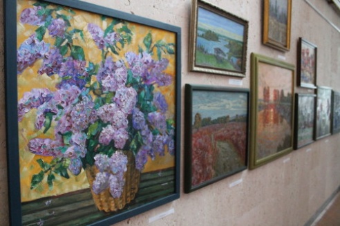 22 июля в Костюковичском краеведческом музее состоялась презентация выставки работ заслуженного художника России В. И. Бердникова (+ фото)