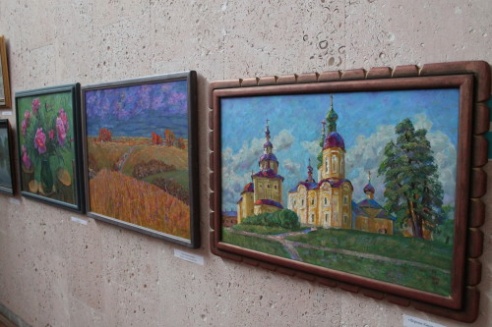 22 июля в Костюковичском краеведческом музее состоялась презентация выставки работ заслуженного художника России В. И. Бердникова (+ фото)