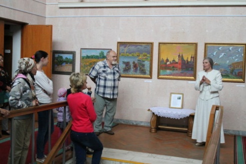 22 июля в Костюковичском краеведческом музее состоялась презентация выставки работ заслуженного художника России В. И. Бердникова (+ фото)
