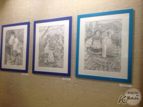 Мастерица из России Алла Егорова на открытии персональной выставки в Вилейке: В душе я остаюсь большим ребенком (ФОТО)