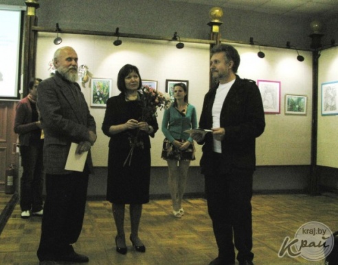 Мастерица из России Алла Егорова на открытии персональной выставки в Вилейке: В душе я остаюсь большим ребенком (ФОТО)