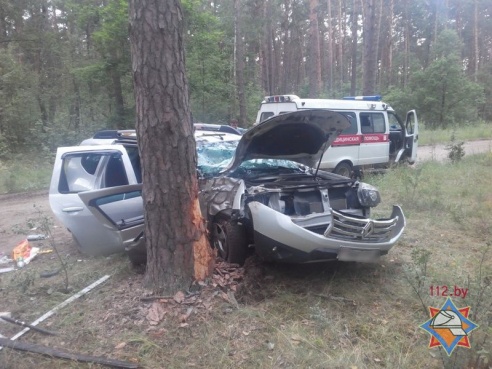 В Гомельском районе работники МЧС деблокировали пострадавшего в ДТП