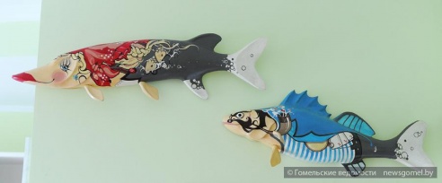 Гомельчанин создаёт оригинальных рыб из дерева