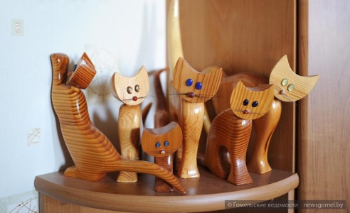 Гомельчанин создаёт оригинальных рыб из дерева