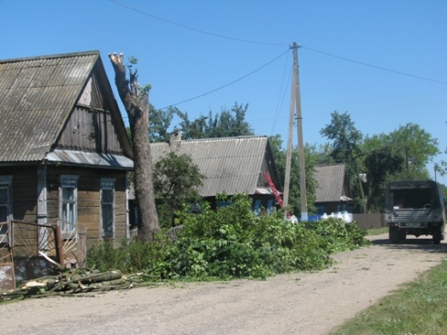 Навальніца са шквалістым ветрам