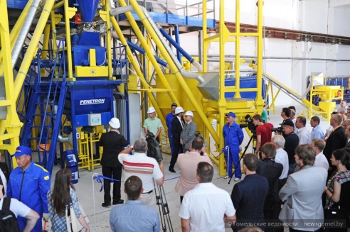 Завод по производству гидроизоляционных материалов открылся под Гомелем