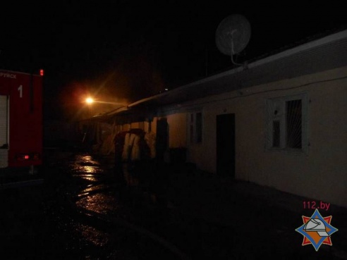 В Бобруйске спасатели ликвидировали пожар
