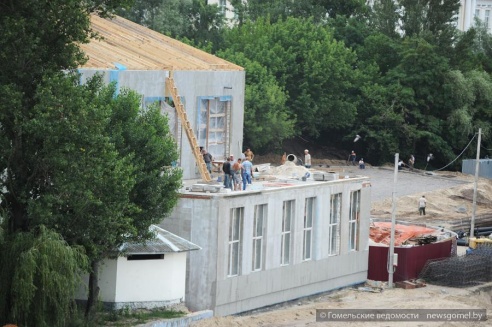 Изюминкой обновленной набережной в Гомеле станет композиция «Маяк»