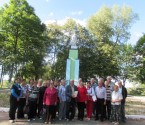 Актив Костюковичской районной организации ветеранов посетили памятные места города Гомеля