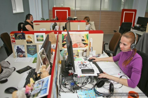 Журналисты побывали в новом офисе Epam Systems в Гомеле (фото)