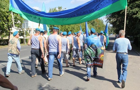День ВДВ в Бобруйске. Фото