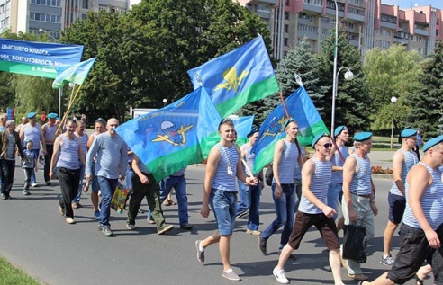 День ВДВ в Бобруйске. Фото