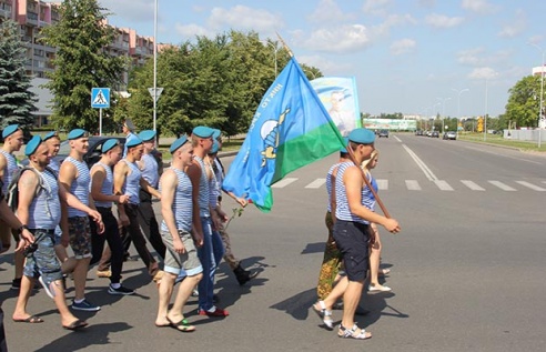 День ВДВ в Бобруйске. Фото