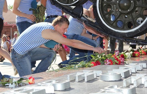 День ВДВ в Бобруйске. Фото