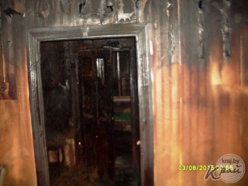На пожаре в своем доме в деревне Ластовичи Глубокского района погиб 40-летний мужчина (ФОТО)