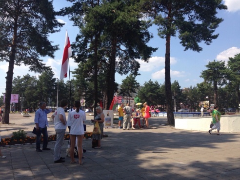 В Борисов приехала инициативная группа Татьяны Короткевич