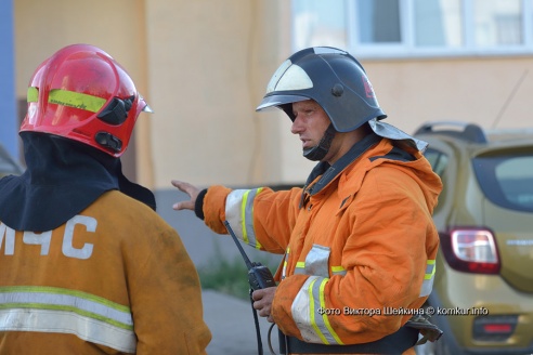 Пожар в бобруйском небоскребе
