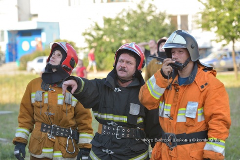 Пожар в бобруйском небоскребе