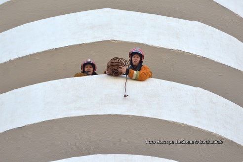 Пожар в бобруйском небоскребе