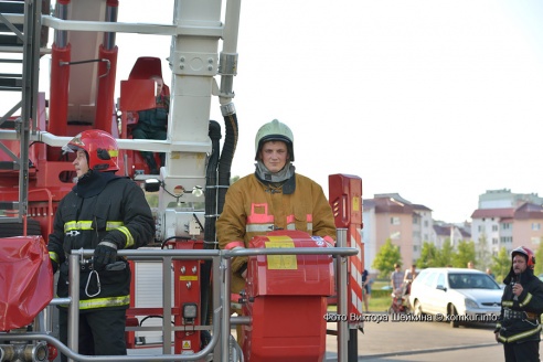 Пожар в бобруйском небоскребе