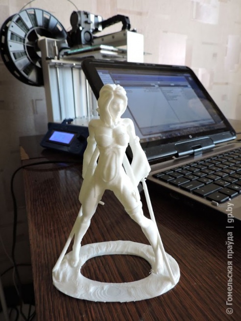 Один из первых в Беларуси 3D-принтеров собрал гомельчанин Тарас Процив