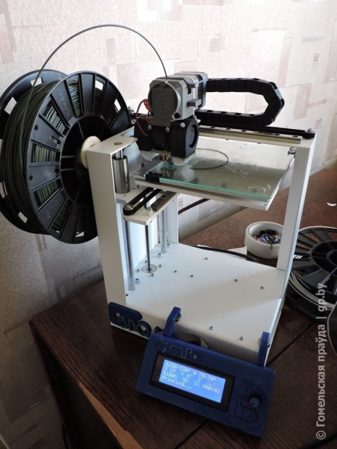 Один из первых в Беларуси 3D-принтеров собрал гомельчанин Тарас Процив