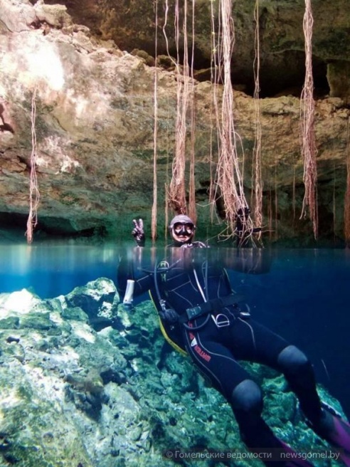 На глубине: гомельский дайвер поделился опытом