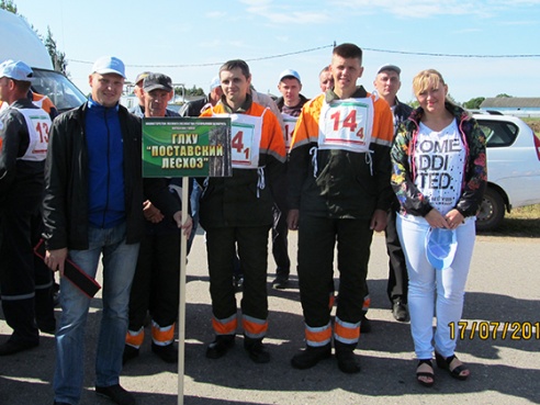 Пастаўчане зноў у ліку прызёраў чэмпіянату “Лесаруб-2015”