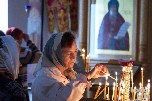 Яблоки можно есть – православные в Горках отпраздновали Спас. Фоторепортаж