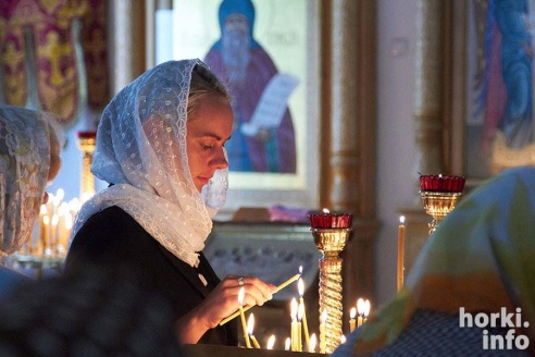 Яблоки можно есть – православные в Горках отпраздновали Спас. Фоторепортаж