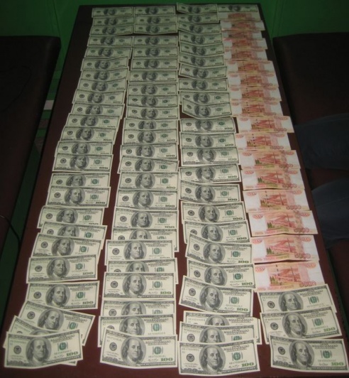 Гомельская таможня изъяла у пассажирки поезда 7,4 тыс. долларов США и 85 тыс. рублей банка России