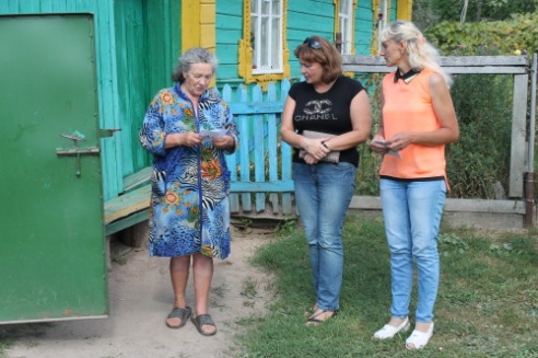 Информационно-социальный поезд «Забота» выехал в малонаселенные пункты Демидовичского сельсовета Костюковичского района (+ фото)