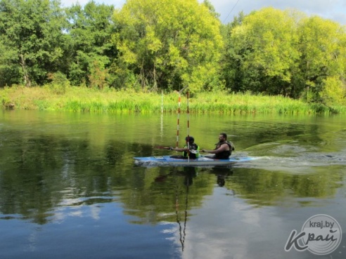ФОТОРЕПОРТАЖ: Соревнования по технике водного туризма проходят на Вилии в Вилейском районе