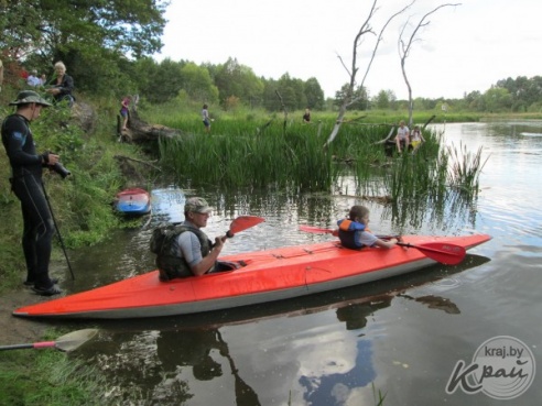ФОТОРЕПОРТАЖ: Соревнования по технике водного туризма проходят на Вилии в Вилейском районе