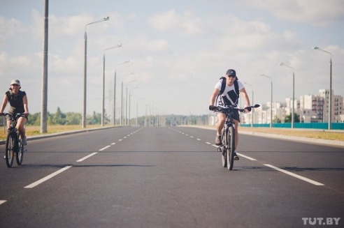 «Накататься вдоволь»: в Гомеле прошла первая велосуббота